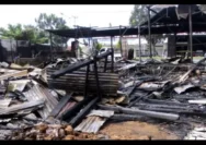 Kebakaran Hebat Lalap Gudang Tas di Bantul Ratusan Juta Rupiah Ludes Terbakar