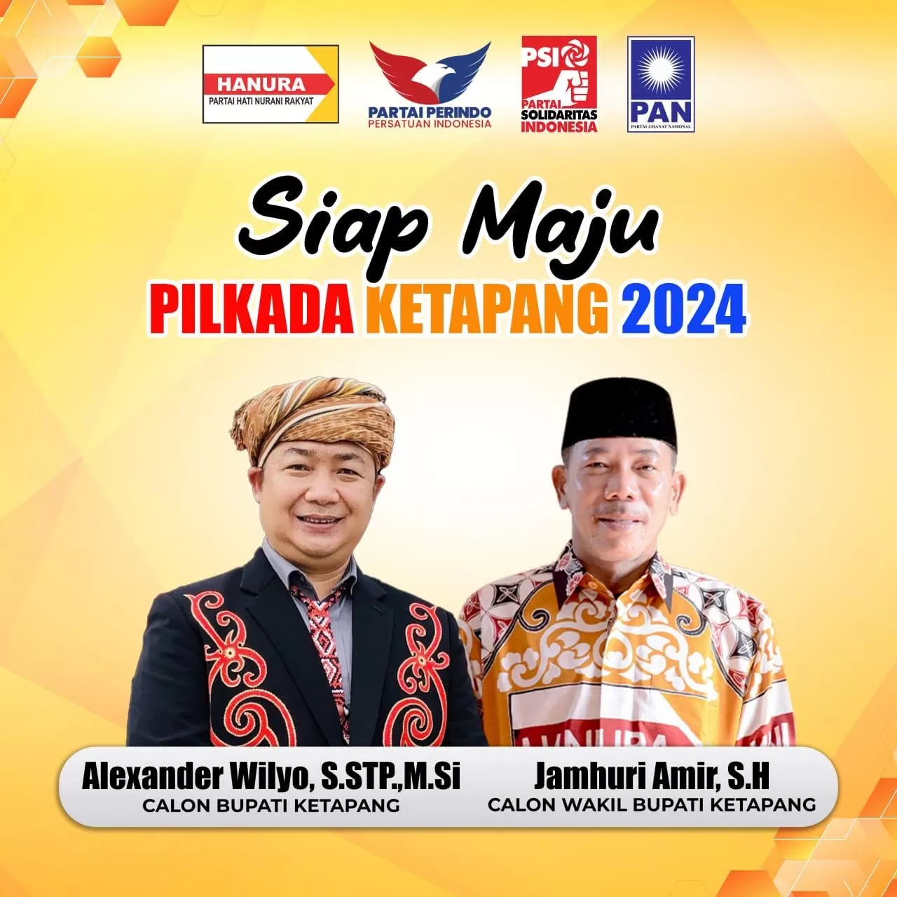Kejutan Malam Ini Wilyo Amir Deklarasi Calon Bupati Ketapang