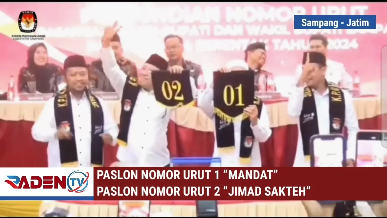 Nomor Urut Paslon Sampang Kejutan Mengejutkan di Rapat Pleno KPU