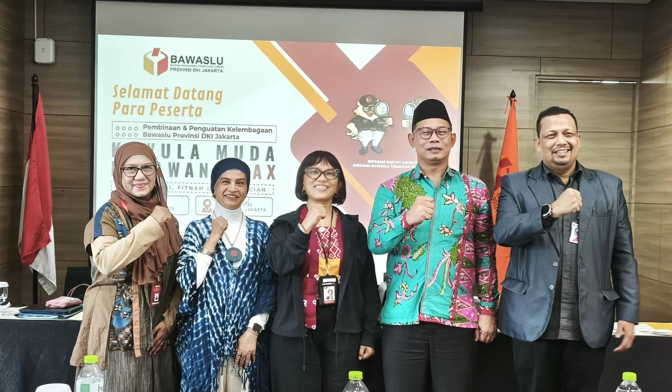 Bawaslu DKI Pemuda Garda Depan Bongkar Hoaks Demi Demokrasi Sehat