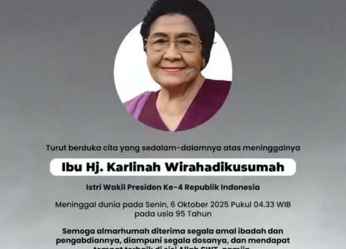 Kabar Duka: Karlinah Umar, Istri Wapres Ke-4, Tutup Usia di Usia 95 Tahun