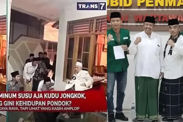 Ratusan Santri Lirboyo Geruduk Polda Jateng Ada Apa dengan Trans7 dan KH Anwar Mansur