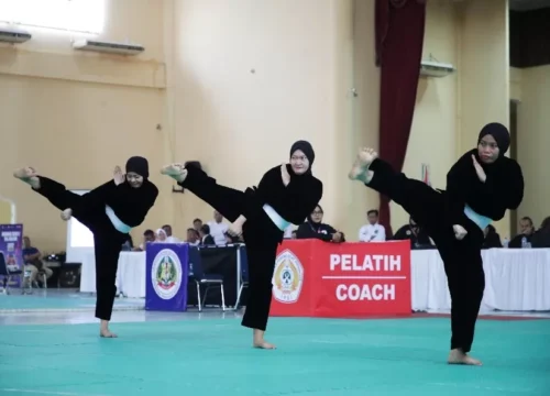 Tim Pencak Silat Putri Kemenpora Gemparkan Pornas Korpri, Emas Palembang Milik Mereka