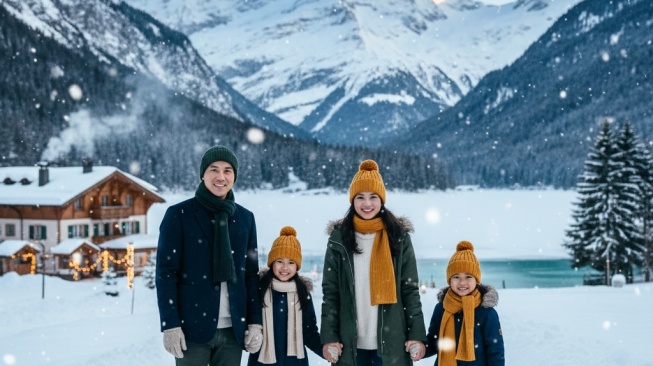 Liburan Keluarga Luar Negeri Edit Foto Keren Mudah Realistis