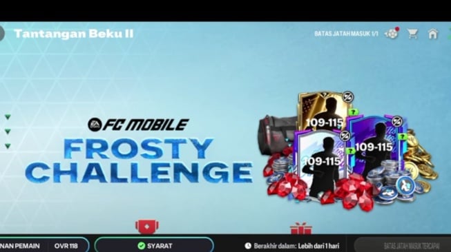 FC Mobile Buruan Klaim Kode Redeem 5000 Gems Tantangan Beku Fase 2 Mulai Hari Ini
