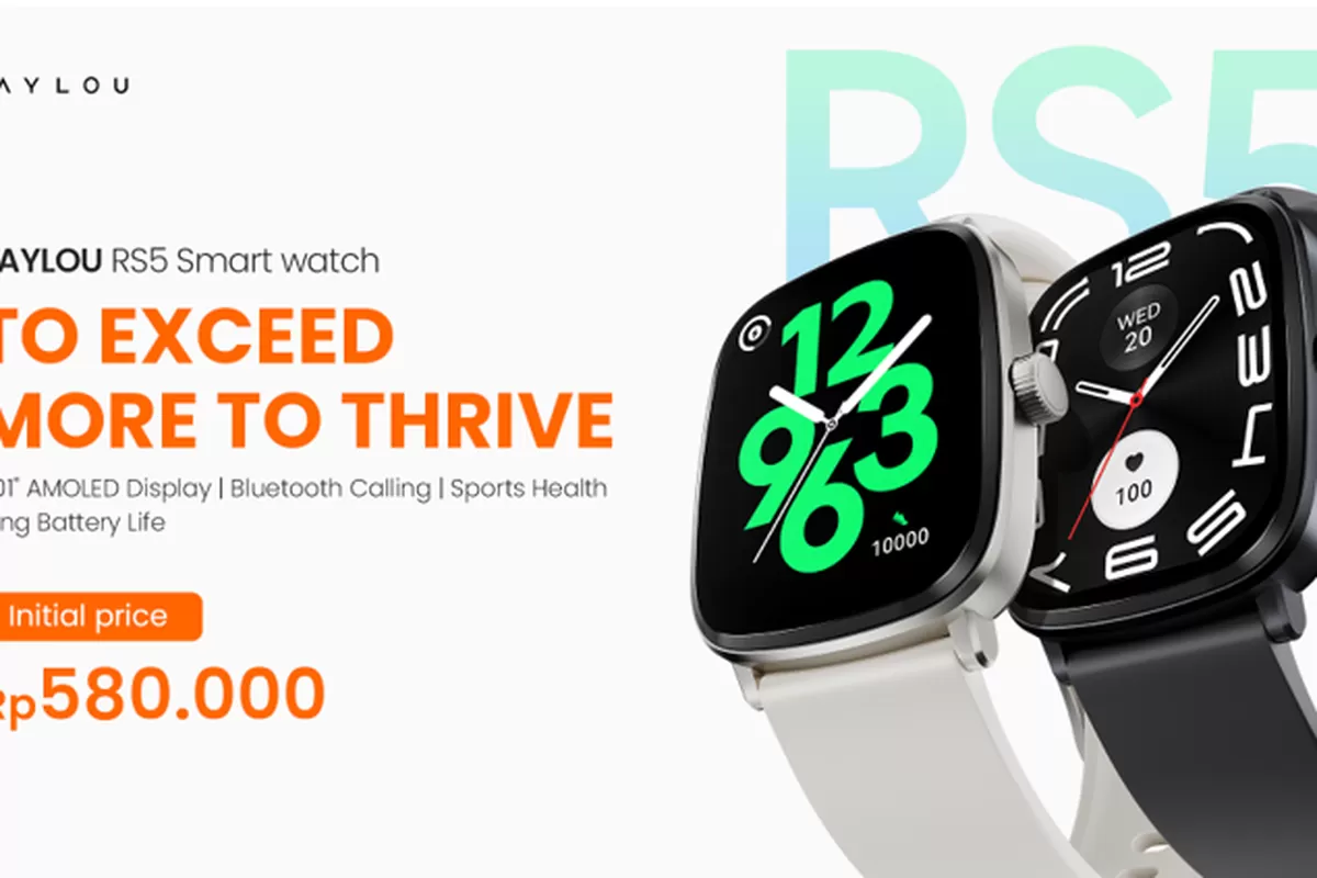 Haylou RS5 Layar AMOLED 201 Bikin Mata Terpana Fitur Canggihnya Bikin Tergoda