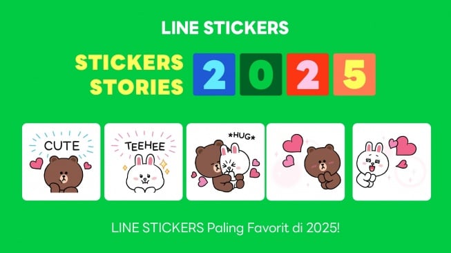 Stiker LINE 2025 Emosi Humor dan Karya Lokal Kuasai Percakapan Digital