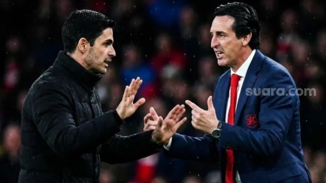 Unai Emery Tegas Tak Salami Arteta Bukan Sengaja Usai Villa Kalah
