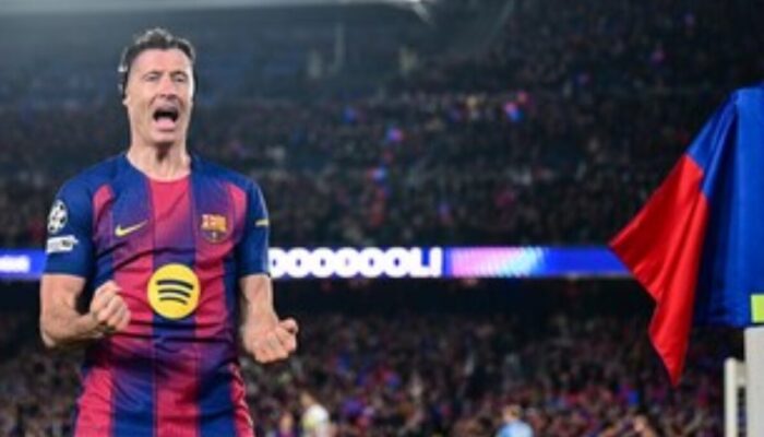 Malam Bersejarah! Lewandowski Lampaui Rekor Messi di Liga Champions