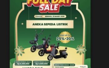 Gebyar Diskon Transmart Full Day Sale: Kapan Lagi Sepeda Listrik Jadi Milik Anda? 3 Image from inet.detik.com
