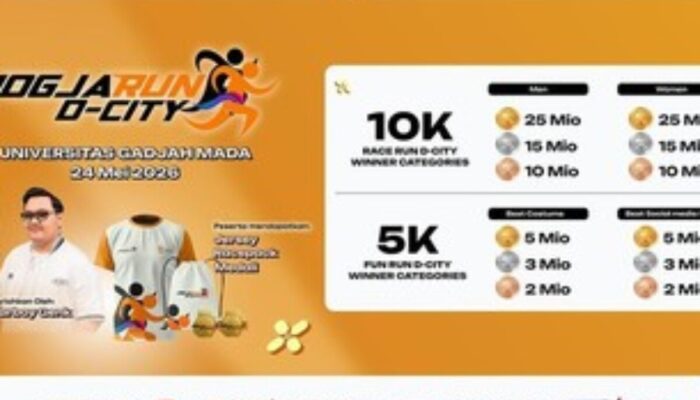Jogja Run D-City 2026: Bersiaplah Taklukkan Kota Gudeg pada 24 Mei!
