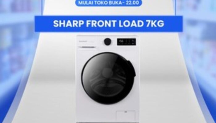 RAHASIA Hemat JUTAAN! Mesin Cuci Front Load 7KG Impian Cuma 4 Jutaan di Transmart Full Day Sale?!