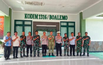 Perkuat Sinergi, Kapolres Boalemo Kunjungi Kodim 1316 dan Kejari