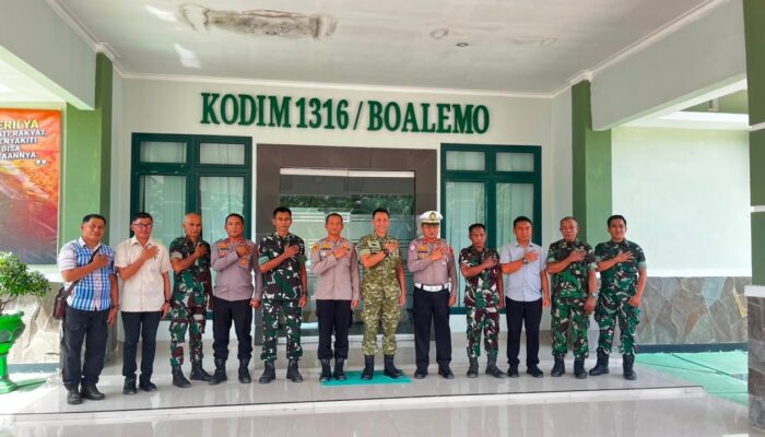 Perkuat Sinergi, Kapolres Boalemo Kunjungi Kodim 1316 dan Kejari