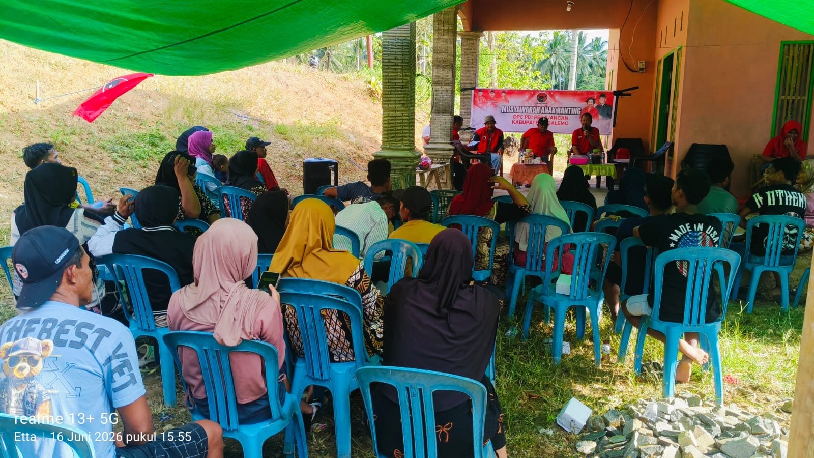 Wilan Kuuna Terpilih Pimpin Ranting PDIP Tangga Barito 2025-2030