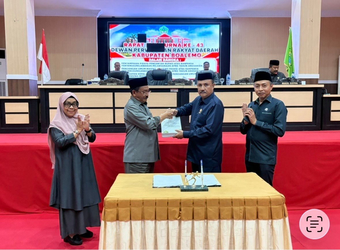 DPRD Boalemo Setujui Ranperda Perlindungan Usaha Mikro