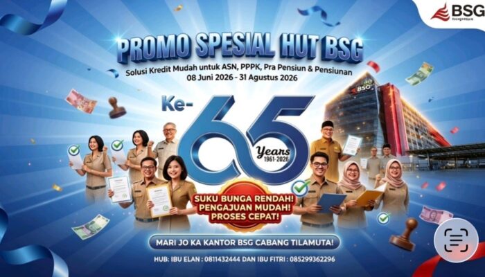 HUT ke-65 Bank SulutGo: Bunga Kredit ASN, PPPK, dan Pensiunan Turun