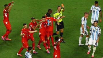 Kontroversi Kartu Merah Breel Embolo di Laga Argentina vs Swiss