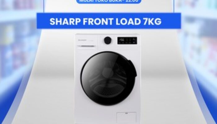 Promo Mesin Cuci Sharp 7kg di Transmart Full Day Sale 12 Juli 2026