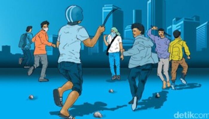 Viral Tawuran Remaja Bersenjata di Cileungsi, Polisi Amankan 5 Pelajar