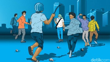 Viral Tawuran Remaja Bersenjata di Cileungsi, Polisi Amankan 5 Pelajar